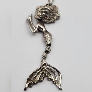 RARE ocean sprite spirit Tortalani vintage Siren‎ mermaid necklace  N1905
